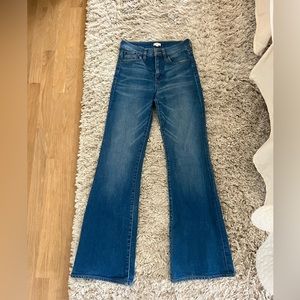 J Crew stretch flare jeans